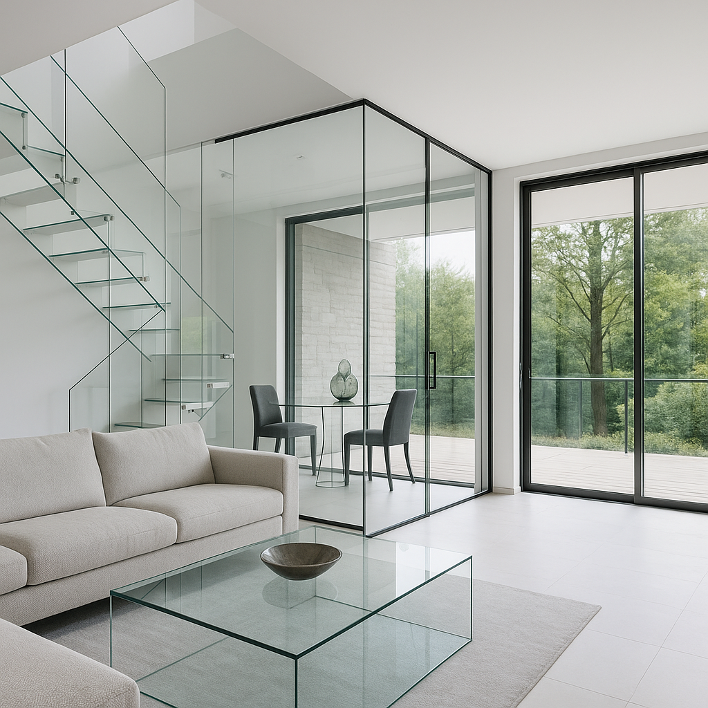 ديكورات زجاج للمنزل والمكاتب