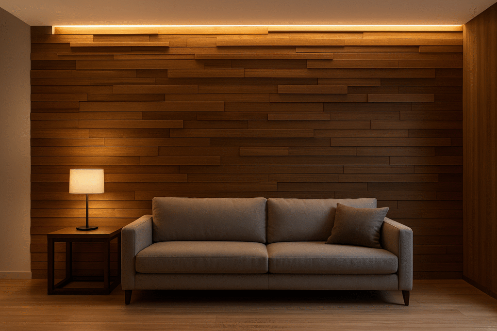 “تجليد جدران خشبي”