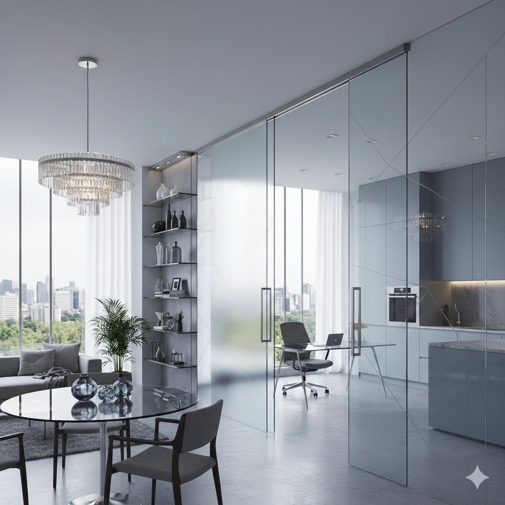 ديكورات زجاج للمنزل والمكاتب