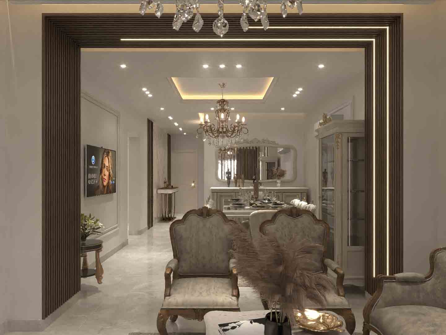 ديكور ريسبشن فاخر