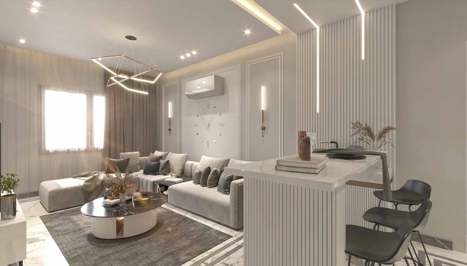 التشطيب الداخلي الكامل